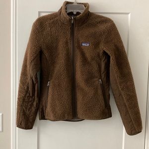 Patagonia Retro-X wind resistant fleece jacket women’s size M color Brown